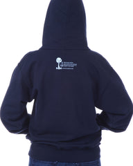 Women's Recycled Hoodie - Navy Blue Pullover - Blue Stem